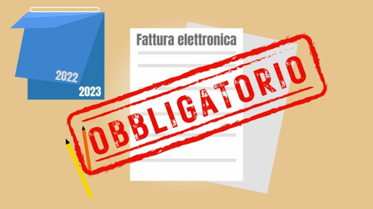 Fattura elettronica: obbligatoria dal 2023.